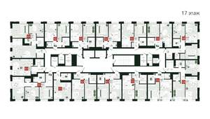 1-к квартира, вторичка, 35м2, 17/19 этаж