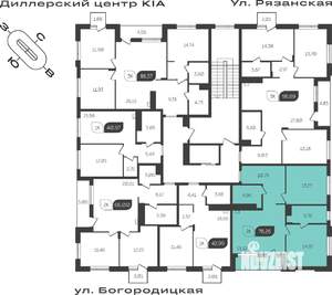 2-к квартира, вторичка, 76м2, 2/4 этаж