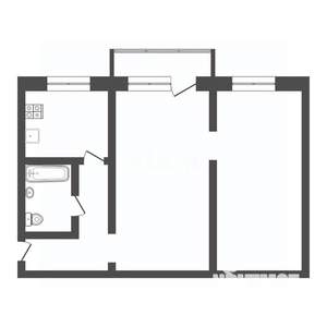 2-к квартира, вторичка, 43м2, 5/5 этаж