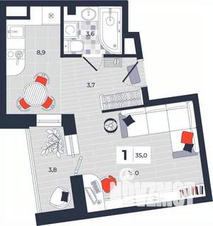 Фото квартиры на продажу (1)