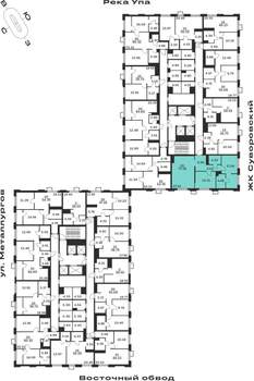 2-к квартира, вторичка, 78м2, 6/25 этаж