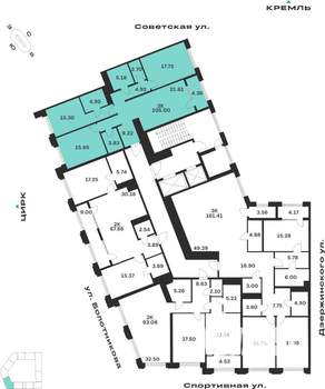 3-к квартира, вторичка, 105м2, 7/10 этаж