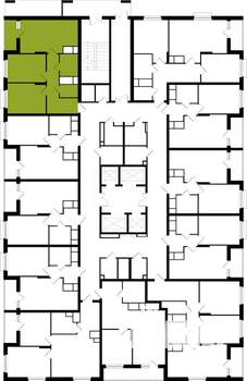 2-к квартира, вторичка, 59м2, 22/25 этаж