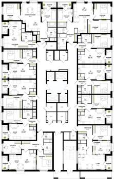 1-к квартира, вторичка, 40м2, 20/25 этаж