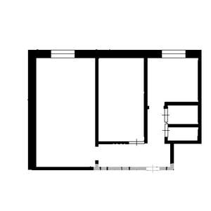 2-к квартира, вторичка, 45м2, 1/5 этаж