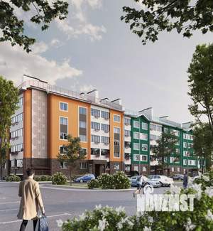 1-к квартира, строящийся дом, 34м2, 5/5 этаж