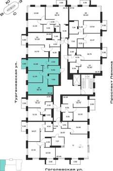 2-к квартира, вторичка, 70м2, 6/7 этаж