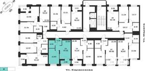 1-к квартира, вторичка, 41м2, 11/15 этаж