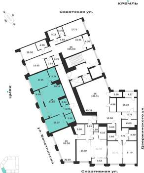 2-к квартира, вторичка, 88м2, 7/10 этаж