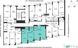 2-к квартира, вторичка, 105м2, 6/9 этаж