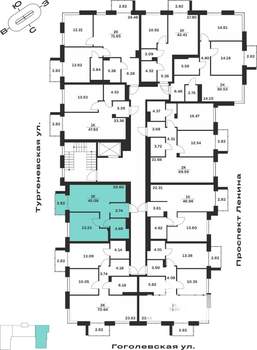 1-к квартира, вторичка, 45м2, 3/7 этаж