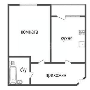 1-к квартира, вторичка, 37м2, 6/11 этаж