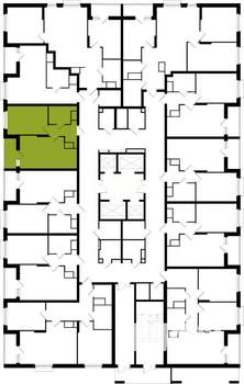 1-к квартира, вторичка, 40м2, 2/25 этаж