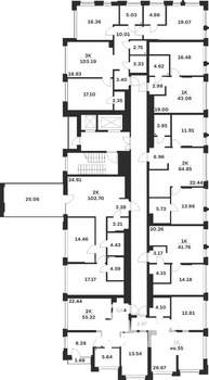 2-к квартира, вторичка, 103м2, 6/10 этаж