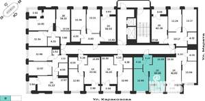 1-к квартира, вторичка, 41м2, 9/15 этаж
