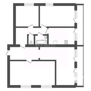 4-к квартира, вторичка, 93м2, 3/3 этаж