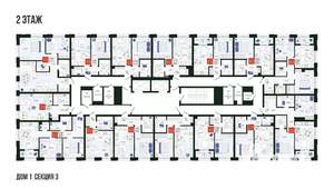 Студия квартира, вторичка, 29м2, 2/19 этаж