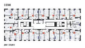 2-к квартира, вторичка, 54м2, 3/19 этаж