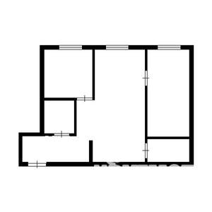 2-к квартира, вторичка, 44м2, 3/5 этаж