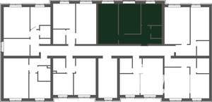 2-к квартира, строящийся дом, 51м2, 1/3 этаж