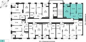 2-к квартира, вторичка, 60м2, 13/15 этаж