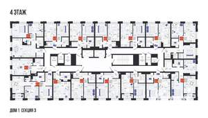 1-к квартира, вторичка, 35м2, 4/19 этаж