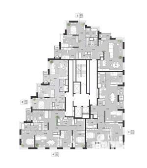 2-к квартира, вторичка, 82м2, 19/21 этаж