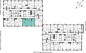 2-к квартира, вторичка, 65м2, 2/25 этаж