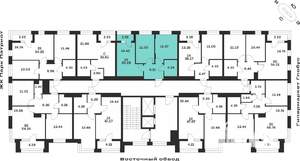 2-к квартира, вторичка, 50м2, 7/13 этаж