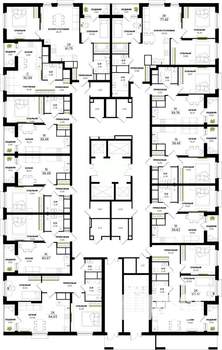 1-к квартира, вторичка, 40м2, 18/25 этаж