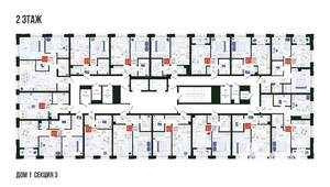 1-к квартира, вторичка, 36м2, 2/19 этаж