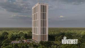 2-к квартира, вторичка, 52м2, 18/25 этаж