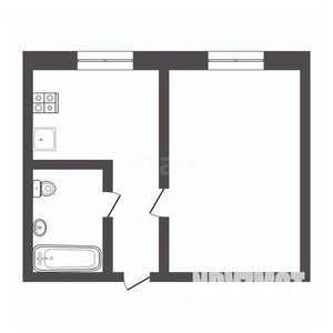 1-к квартира, вторичка, 31м2, 1/3 этаж