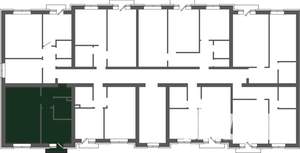 1-к квартира, строящийся дом, 36м2, 3/3 этаж