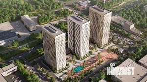 1-к квартира, строящийся дом, 36м2, 6/25 этаж