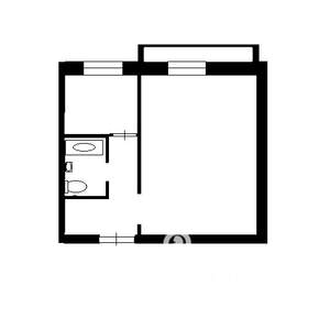 1-к квартира, вторичка, 33м2, 2/4 этаж
