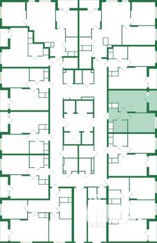 1-к квартира, вторичка, 39м2, 24/25 этаж