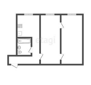 2-к квартира, вторичка, 45м2, 1/5 этаж
