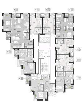 3-к квартира, строящийся дом, 111м2, 5/21 этаж