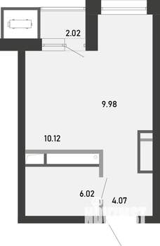 Студия квартира, вторичка, 32м2, 4/21 этаж