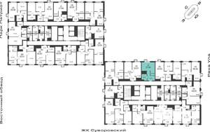 Студия квартира, вторичка, 28м2, 19/25 этаж