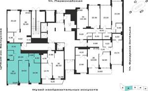 2-к квартира, вторичка, 94м2, 1/9 этаж