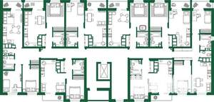 3-к квартира, строящийся дом, 59м2, 5/9 этаж