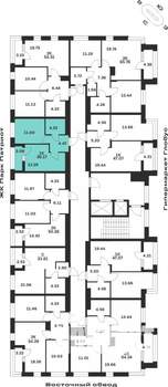 1-к квартира, вторичка, 36м2, 9/16 этаж