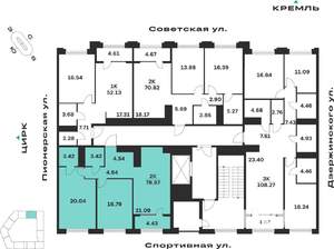 2-к квартира, вторичка, 79м2, 3/10 этаж