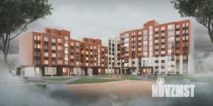 2-к квартира, строящийся дом, 60м2, 6/9 этаж