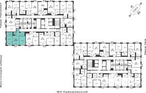 2-к квартира, вторичка, 61м2, 4/25 этаж