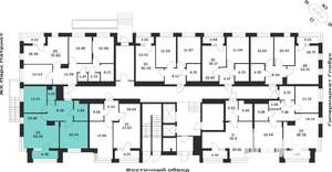 2-к квартира, вторичка, 64м2, 1/13 этаж