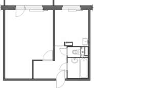 1-к квартира, вторичка, 33м2, 7/9 этаж