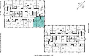 3-к квартира, вторичка, 72м2, 12/25 этаж